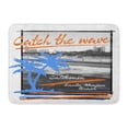 thumbnail image 1 of GODPOK Nature Blue Summer Santa Monica California Beach Catch The Wave Tee Graphics Orange Sport Surf Rug Doormat Bath Mat 23.6x15.7 inch, 1 of 1