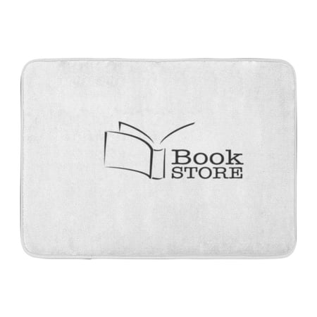 GODPOK Open White Education Book Store Bible Library Rug Doormat Bath Mat 23.6x15.7 inch