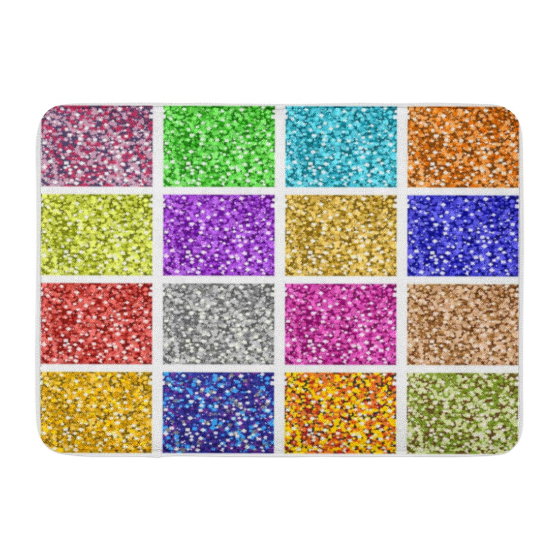 Celebration Rug GODPOK Red Blank Pink Gold Glitter Bright for Your Design Blue Abstract ...