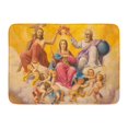 thumbnail image 1 of GODPOK Seville Spain October 29 2014 The Fresco of Coronation Virgin Mary on Ceiling Presbytery Church Basilica Rug Doormat Bath Mat 23.6x15.7 inch, 1 of 1