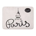 thumbnail image 1 of GODPOK Sign French Hand Drawn with Eiffel Tower Bonjour Paris Drawing Artistic Rug Doormat Bath Mat 23.6x15.7 inch, 1 of 1