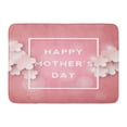thumbnail image 1 of GODPOK Smooth Pink Mom Happy Mothers Day Retro Greeting Abstract Rug Doormat Bath Mat 23.6x15.7 inch, 1 of 1