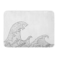 thumbnail image 1 of GODPOK The Great Wave Off Kanagawa Coloring Book for Adults Anti Stress for Water River Stream Sea Ocean Foam Rug Doormat Bath Mat 23.6x15.7 inch, 1 of 1