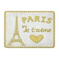 thumbnail image 1 of GODPOK Vintage with The Eiffel Tower and Text Paris I Love You in French Retro with Landmark Beautiful and Heart Rug Doormat Bath Mat 23.6x15.7 inch, 1 of 1