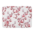 thumbnail image 1 of GODPOK Watercolour Elegant with Holly Berries Design Winter Holiday Manufacturing Watercolor Style December Rug Doormat Bath Mat 23.6x15.7 inch, 1 of 1
