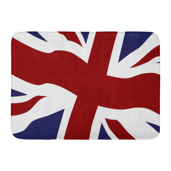 GODPOK White Britain Blue Flag Union Jack Red England Country Rug Doormat Bath Mat 23.6x15.7 inch