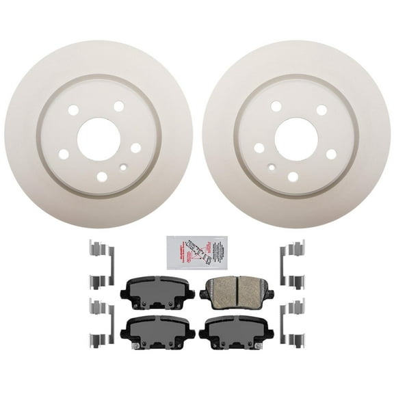 GOE Performance Coated Disc Brake Rotor Brake Pads For Cadillac XT4 2019-2022