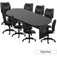 thumbnail image 1 of GOF 10FT Conference Table Set with Chairs (G11612B) - Espresso, 1 of 5