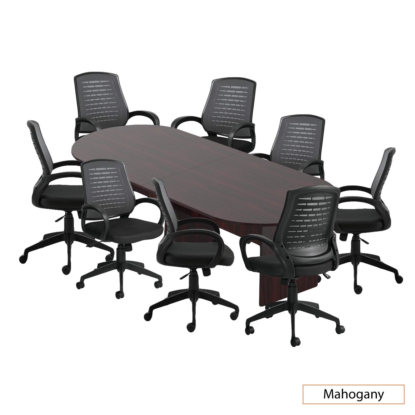 GOF 10FT Conference Table Set with Chairs (G11920B) Mahogany