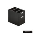 thumbnail image 1 of GOF 2 Person Workstation Cubicle (6’D x 14’W x 4’H-W) / Office Partition, Room Divider (Pedestal Only, Espresso), 1 of 4