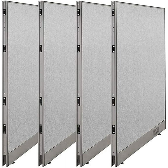 GOF 4 Quantities Orders 48"w x 72"h Office Single Partition Custom Built Workstation Wall Office Divider