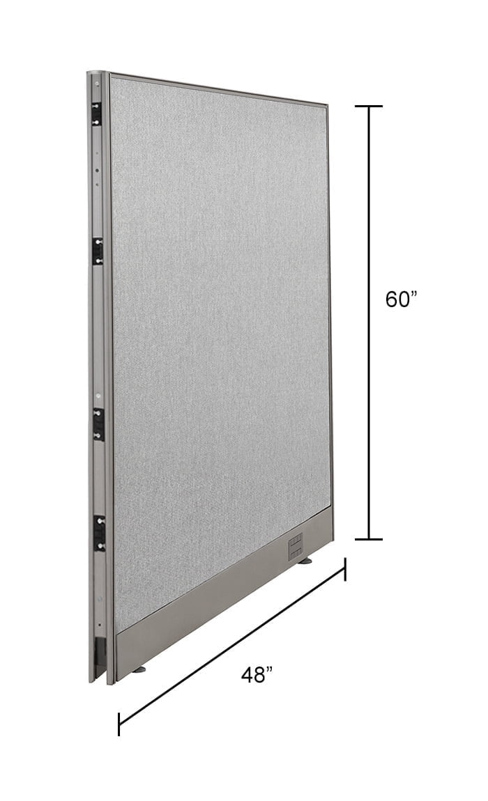 GOF Office Partition, Full Fabric Panel, Privacy Screen, Large Room ...