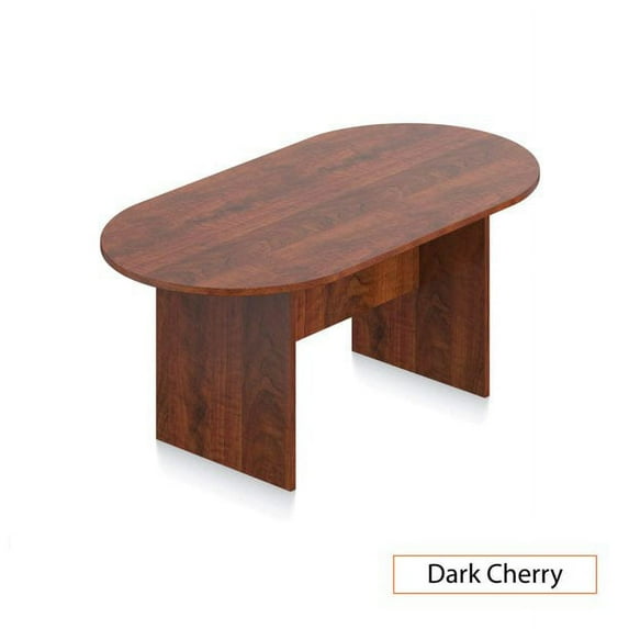 GOF 6 ft. Dark Cherry Conference Table - Modern Office Desk for Meetings, Collaboration & Executive Spaces