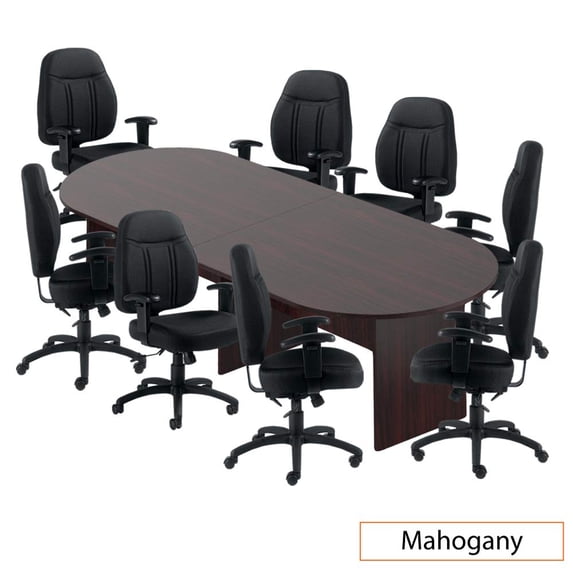 GOF 6FT, 8FT, 10FT Conference Table Chair (G11651B) Set, Cherry, Espresso, Mahogany, Walnut , Artisan Grey