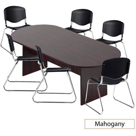 GOF 6FT, 8FT, 10FT Conference Table Chair (G11700) Set, Cherry, Espresso, Mahogany, Walnut, Artisan Grey