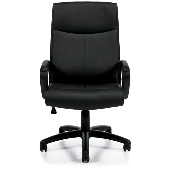 GOF Executive Office Chair (G11782B)–Ergonomic Task Seating–Black Luxhide Tilter