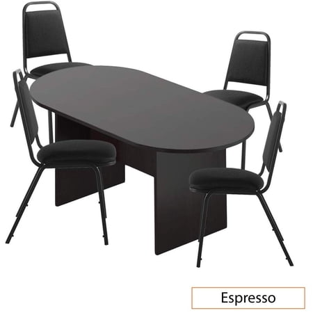 GOF 6FT, 8FT, 10FT Conference Table Chair (G11920B) Set, Cherry, Espresso, Mahogany, Walnut, Artisan Grey