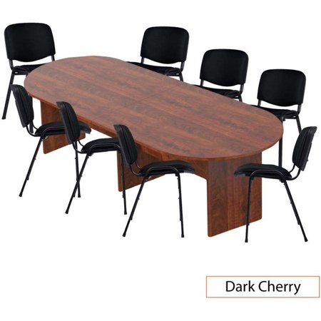 GOF 6FT, 8FT, 10FT Conference Table Chair (G11920B) Set, Cherry, Espresso, Mahogany, Walnut, Artisan Grey