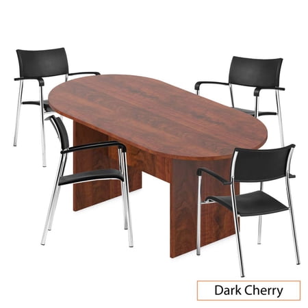 GOF 6FT, 8FT, 10FT Conference Table Chair (G1220B) Set, Cherry, Espresso, Mahogany, Walnut, Artisan Grey