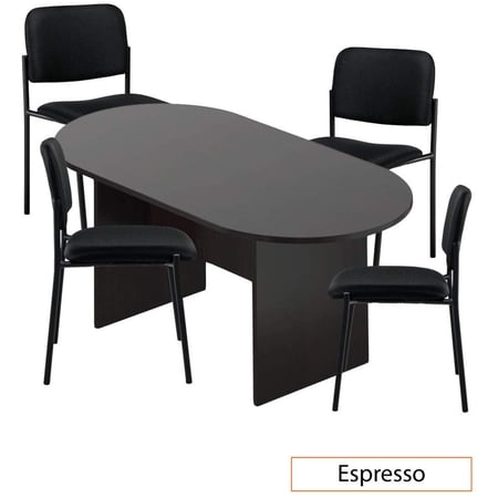 GOF 6FT, 8FT, 10FT Conference Table Chair (G2748B) Set, Cherry, Espresso, Mahogany, Walnut, Artisan Grey