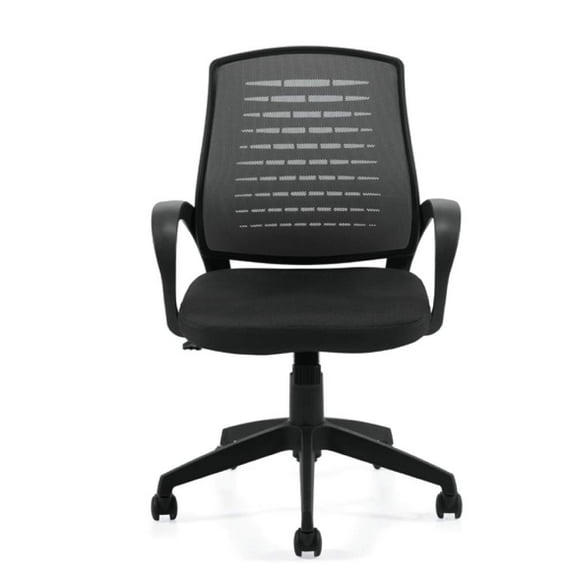 GOF Ergonomic Gray Mesh Back Office Chair (G10902B) – Task Seating for Computer Workstation, Study Desk, Conference Table