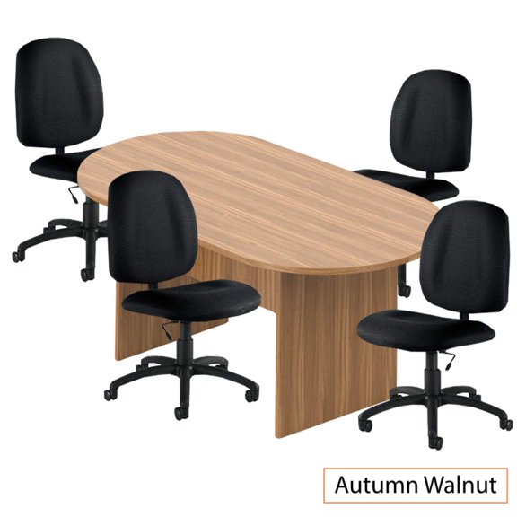 GOF 6FT Conference Table Chair (G11650) Set - Walnut