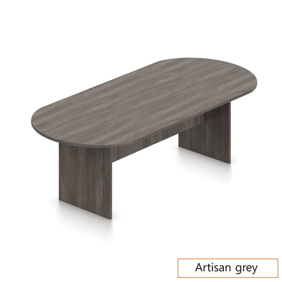 GOF 8 ft. Artisan Gray Conference Room Table - Modern Office Desk for Meetings, High-Quality Laminate Finish