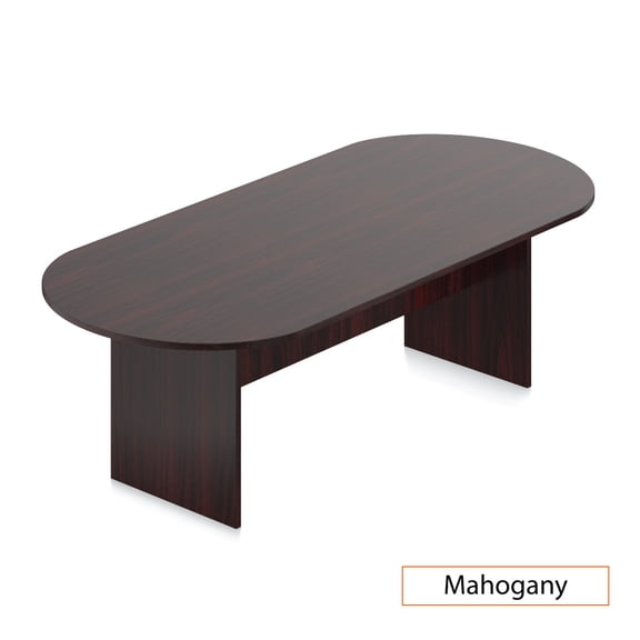 GOF 8 ft. Mahogany Conference Room Table - Modern Office Desk for Meetings, High-Quality Laminate Finish