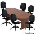 thumbnail image 1 of GOF 8FT Conference Table Chair (G11650) Set - Dark Cherry, 1 of 5