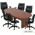 thumbnail image 1 of GOF 8FT Conference Table Set with Chairs (G11612B) - Dark Cherry, 1 of 5