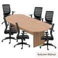 thumbnail image 1 of GOF 8FT Conference Table Set with Chairs (G11920B) - Walnut, 1 of 7