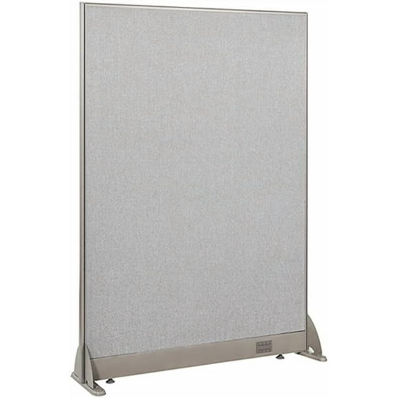 GOF Freestanding Partition (36"W x 60"H) Straight Run Panels w/ Safety Legs - Room Divider, Privacy Wall Screen, Office Workstation