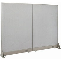 GOF Freestanding Partition (60"W x 48"H) Straight Run Panels w/ Safety Legs - Room Divider, Privacy Wall Screen, Office Workstation