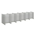 thumbnail image 1 of GOF Double 12 Stations Office Cubicle (60”D x 288”W x 72”H) Freestanding Privacy Workstation, Partition Wall Panels, Office Room Divider, 1 of 9