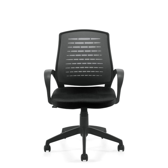 GOF Ergonomic Office Chair (G10902B) Gray Mesh Back Tilter, Conference Room & Workspace Seating