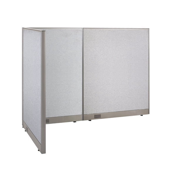 GOF L-Shaped Freestanding Office Partition, Privacy Screen, Room Divider (36"D x 78"W x 60"H)
