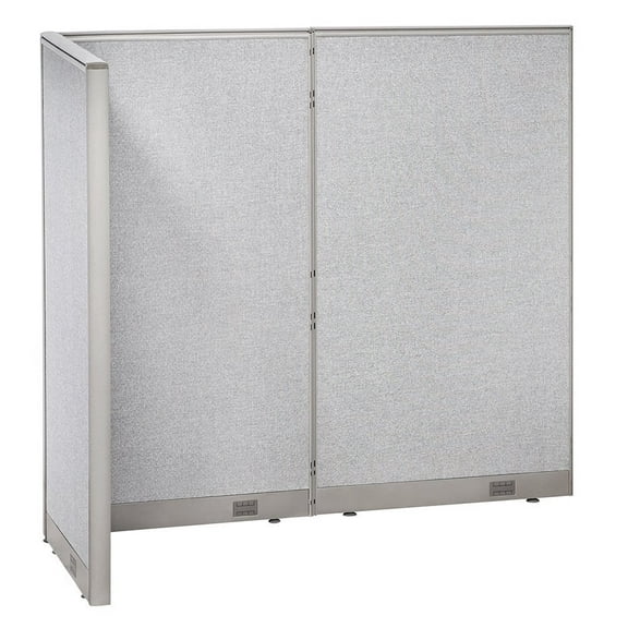 GOF L-Shaped Freestanding Office Partition, Privacy Screen, Room Divider (36"D x 78"W x 72"H)