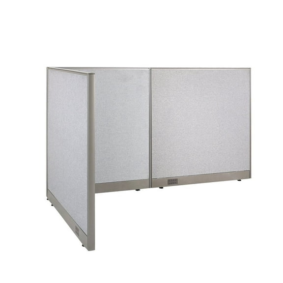 GOF L-Shaped Freestanding Office Partition, Privacy Screen, Room Divider (48"D x 84"W x 48"H)