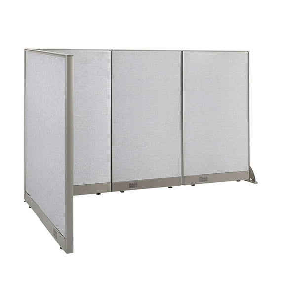 GOF L-Shaped Freestanding Office Partition, Privacy Screen, Room Divider (48"D x 90"W x 60"H)