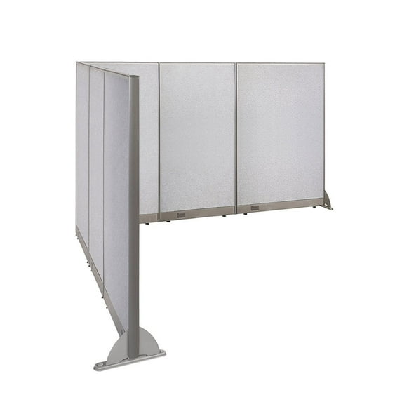 GOF L-shaped Freestanding Partition 120”D x 120”W x 72”H, Office Room Divider, Privacy Screen, Workstation Cubicle