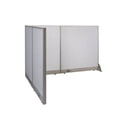 thumbnail image 1 of GOF L-shaped Freestanding Office Partition, Room Divider, Privacy Screen, Workstation Cubicle (60"D x 84"W x 48"H), 1 of 13