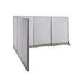 thumbnail image 1 of GOF L-shaped Freestanding Office Partition, Room Divider, Privacy Screen, Workstation Cubicle (78"D x 90"W x 48”H), 1 of 13