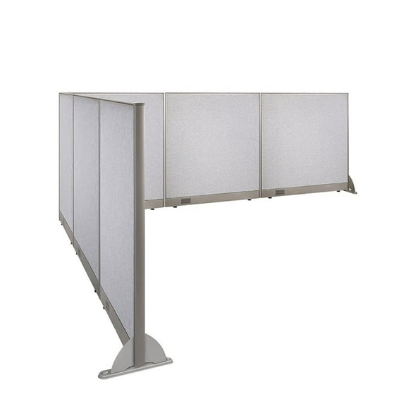 GOF L-shaped Freestanding Partition 108”D x 144”W x 48”H, Office Room Divider, Privacy Screen, Workstation Cubicle
