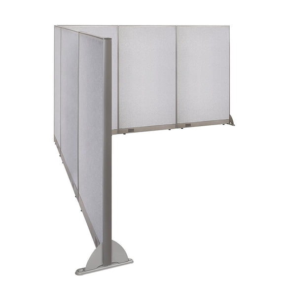 GOF L-shaped Freestanding Partition 126”D x 144”W x 72”H, Office Room Divider, Privacy Screen, Workstation Cubicle