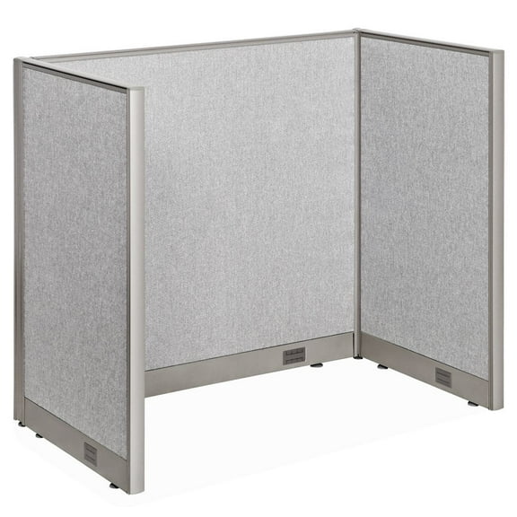 GOF 1P Office Cubicle (30”D x 48”W x 48”H) Freestanding Privacy Workstation, Partition Wall Panels, Office Room Divider