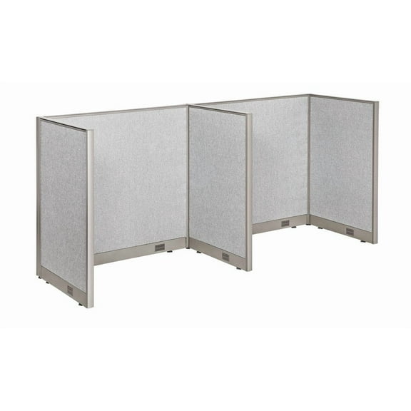 GOF 2P Office Cubicle (30”D x 96”W x 48”H) Freestanding Privacy Workstation, Partition Wall Panels, Office Room Divider