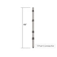 thumbnail image 1 of GOF Office Partition Parts - 48"H T-Post Connector for T-Shaped Partition, Room Divider, Cubicles, 1 of 6