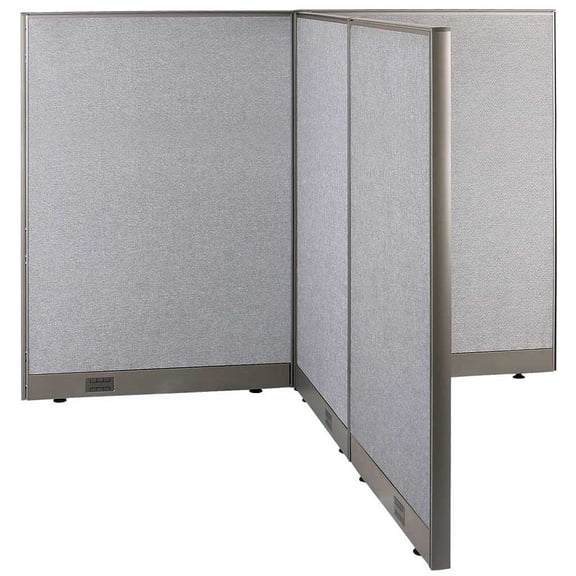 GOF T-shaped Freestanding Partition (60”D x 72”W x 60”H) Office Room Divider, Privacy Screen, Workstation Cubicle