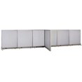 thumbnail image 1 of GOF T-shaped Freestanding Partition (30”D x 204”W x 48”H) Office Room Divider, Privacy Screen, Workstation Cubicle, 1 of 11