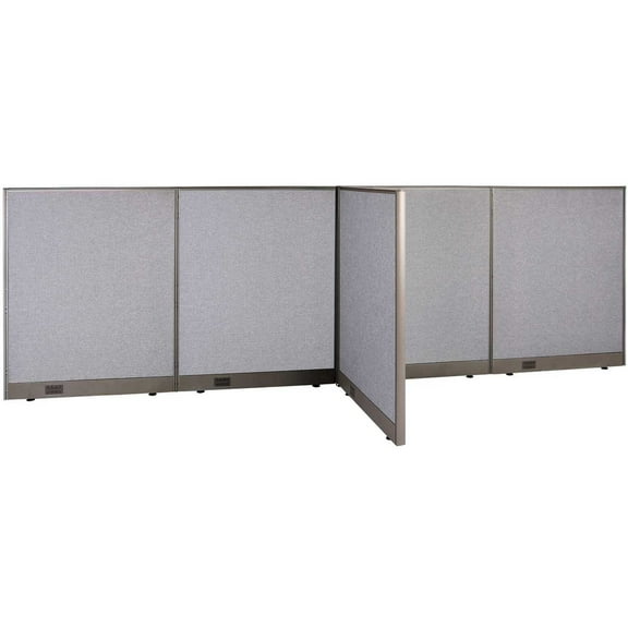 GOF T-shaped Freestanding Partition (36”D x 144”W x 48”H) Office Room Divider, Privacy Screen, Workstation Cubicle